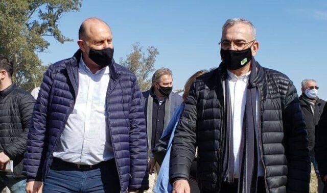 Calvo-Perotti recorren la región - Archivo 2021