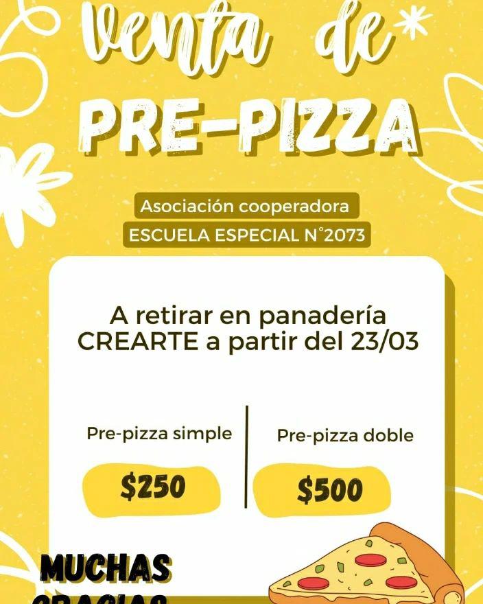 VENTA DE PRE PIZZAS