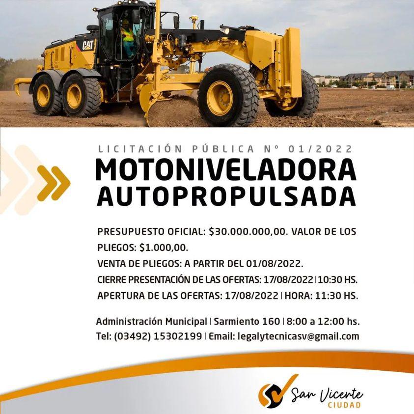 MOTONIVELADORA