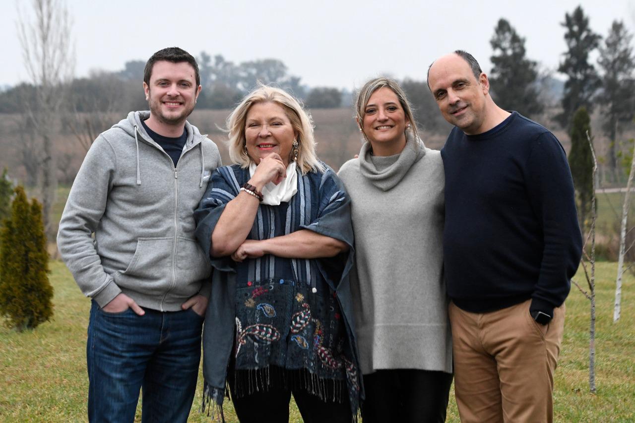 Carrió con López Molina, Corral, Lehmann (2)