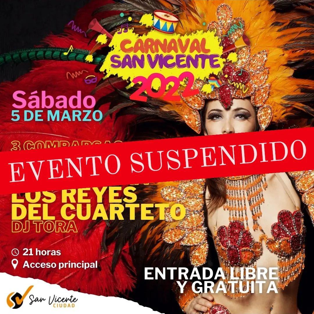 carnaval suspendido