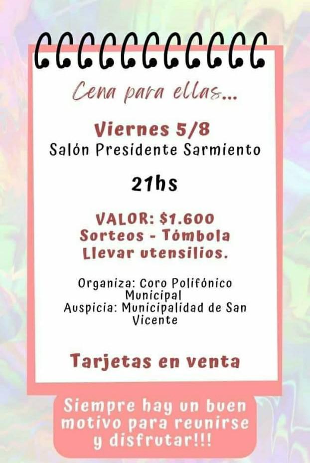 cenamujerescoro