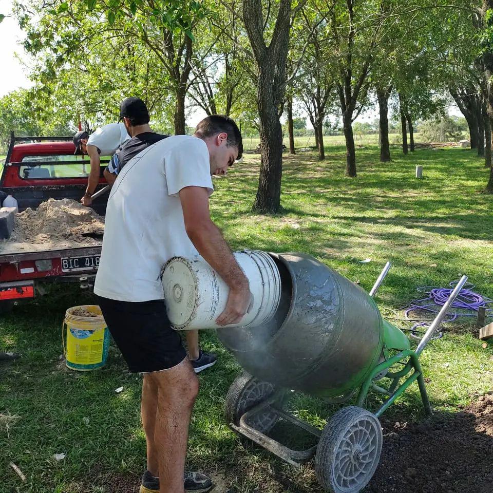 Realizaron trabajos en el predio del Club Bochófilo Bochazo